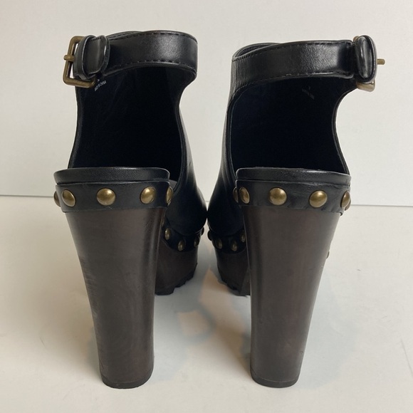 ALICE + OLIVIA 'Sharon' Leather Platform Clogs Size EU 36 (US 6) - Picture 8 of 16